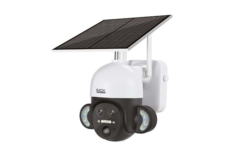 INOX-235 4G Çift Lens 12X Digital Zoom Solar Panelli PTZ Kamera