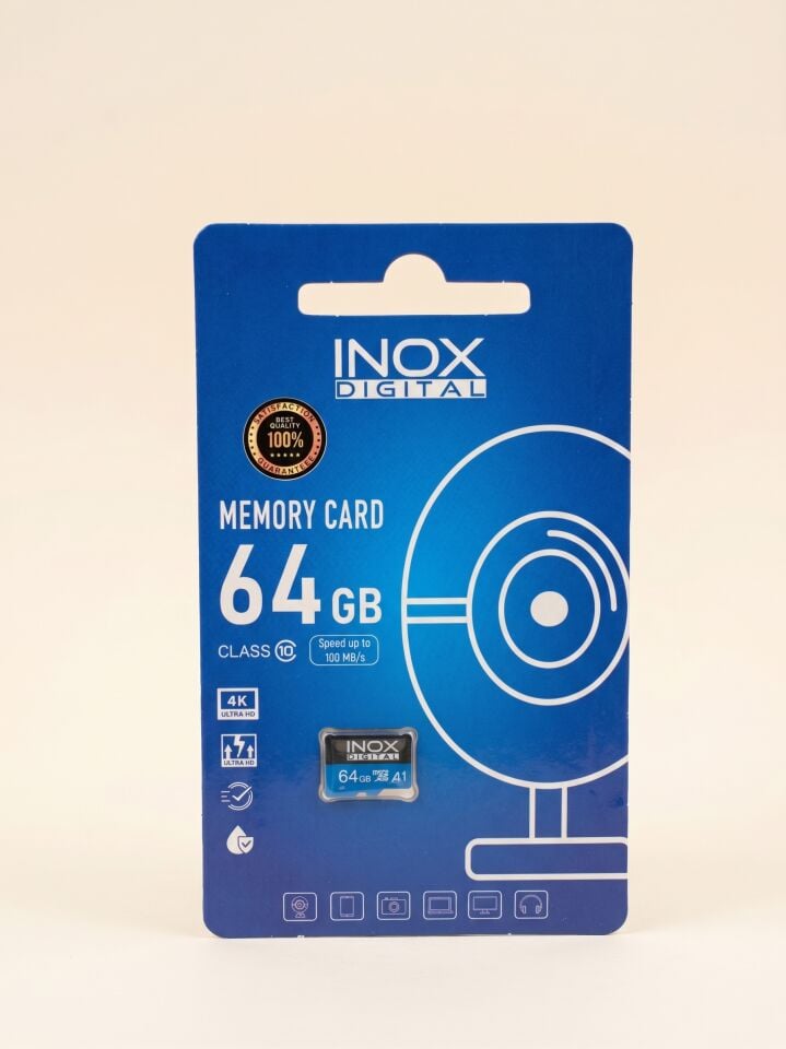 INOX Digital 64GB Hafıza Kartı (Class 10 100MB/s)