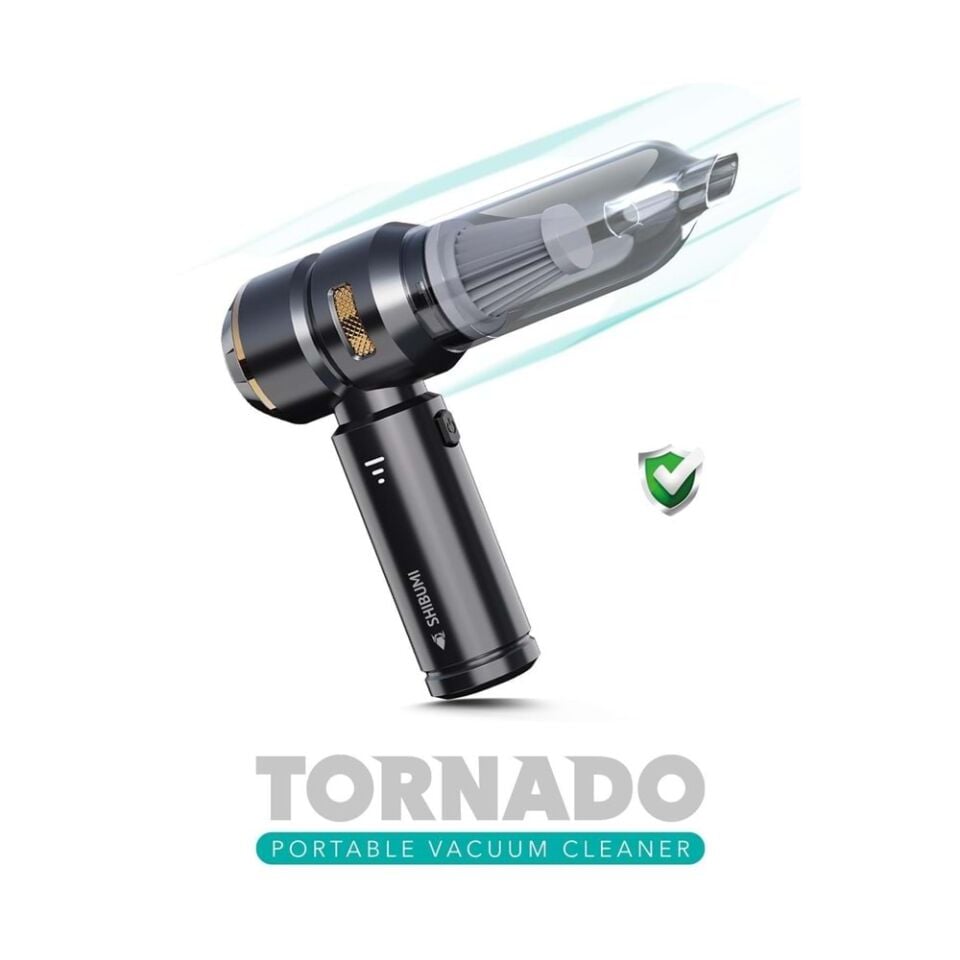 Shibumi Tornado Şarjlı Kablosuz Araç Süpürgesi (16000Pa)